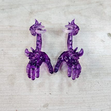 Mini Double Skeleton Arm Purple